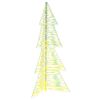 vidaXL Božično drevo 160 LED Toplo bela 150 cm PET