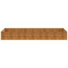 vidaXL Vrtna visoka greda 291x100x36 cm corten jeklo