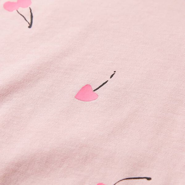 Otro&scaron;ka majica s kratkimi rokavi svetlo roza 140