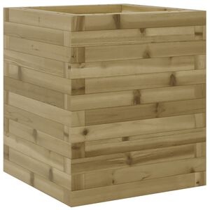 vidaXL Vrtno cvetlično korito 40x40x46 cm impregnirana borovina