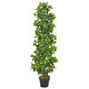 vidaXL Umetna rastlina lovorovo drevo z loncem zelena 150 cm