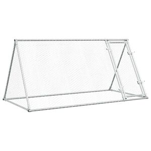 vidaXL Koko&scaron;njak srebrn 200x105x91 cm pocinkano jeklo
