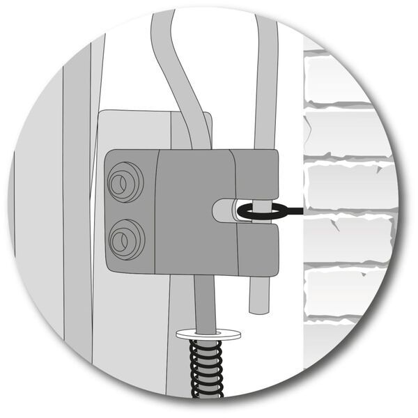 FLAMINGO Raztegljiva ograja za pse Mont lesena 107x83 cm