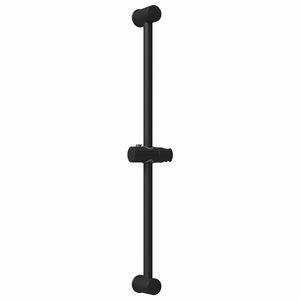 vidaXL Nosilec za tu&scaron; Črna 70 cm Nerjaveče jeklo