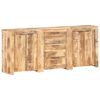 vidaXL Komoda s 3 predali in 4 vrati trden mangov les