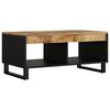 vidaXL Klubska mizica 90x50x40 cm trden mangov les
