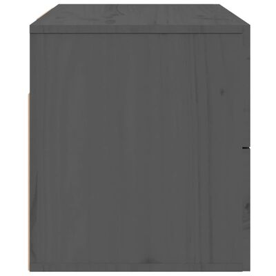 vidaXL Stenska nočna omarica siva 50x36x40 cm
