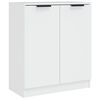 vidaXL Komoda bela 60x30x70 cm konstruiran les
