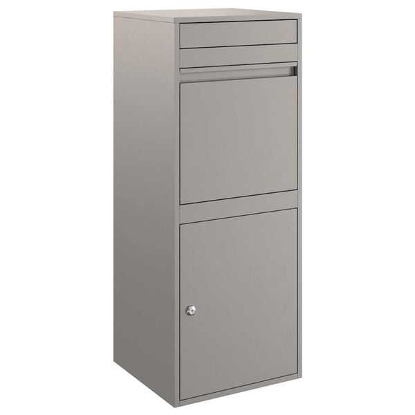 vidaXL &Scaron;katla za dostavo Rjav 41 x 38 x 103 cm Vremensko odporno jeklo