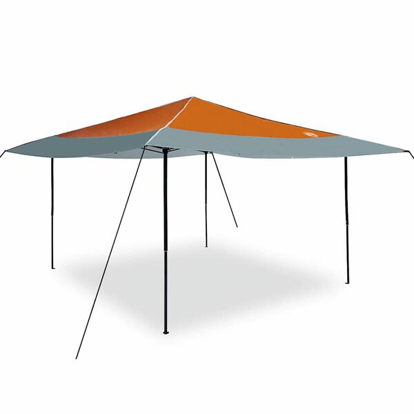 vidaXL Pop-up nadstrešek Oranžna 400 x 400 cm blago