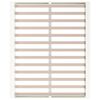 vidaXL Posteljni okvir bel 150x200 cm trden les