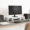 vidaXL Stojalo za monitor nastavljivo belo 60x24x10,5 cm inž. les