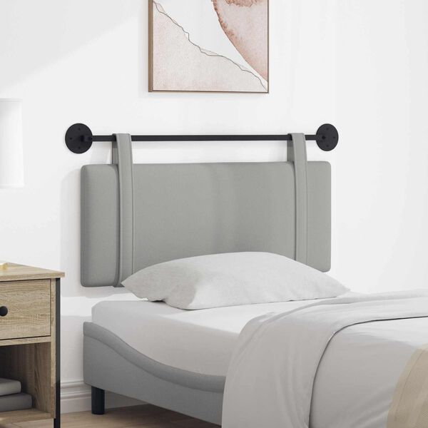 vidaXL Visoki naslon za glavo Oblačno siva 110 x 55 x 5 cm blago