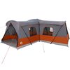 vidaXL &Scaron;otor za 16 oseb s streho Siva in oranžna 680 x 510 x 210 cm