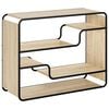 vidaXL Komoda Sonoma hrast 98 x 37,5 x 75,5 cm Predelan les