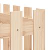 vidaXL Vrtna visoka greda z ograjico 150x50x70 cm trdna borovina