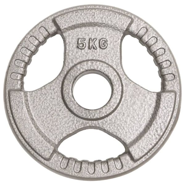 vidaXL Olimpijske uteži 2 kosa 10 kg lito železo