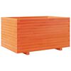 vidaXL Vrtno cvetlično korito vo&scaron;čeno 90x60x49,5 cm trdna borovina