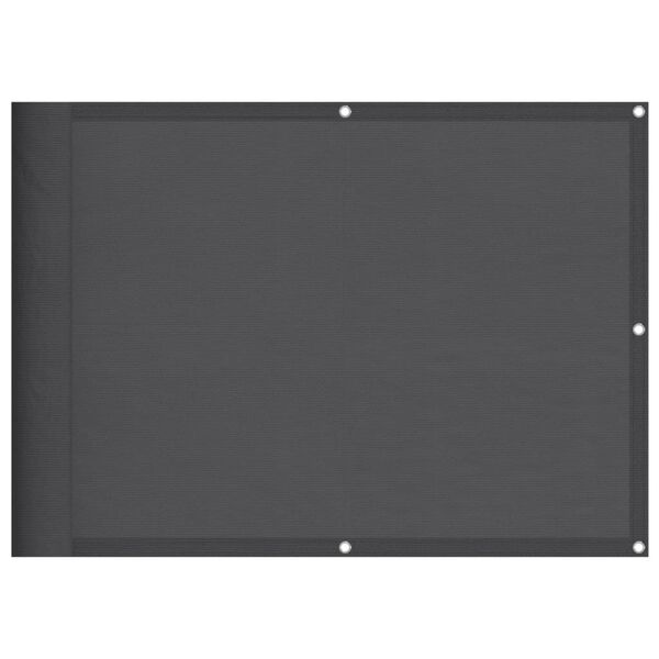 vidaXL Balkonsko platno antracitno 75x800 cm 100 % poliestrski oxford