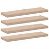 vidaXL Viseče police 4 kosi 80x23,5x4 cm inženirski les