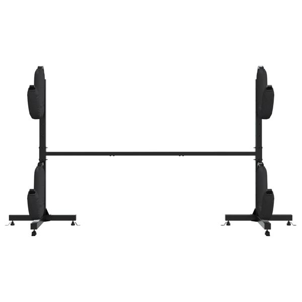 vidaXL Stojalo za shranjevanje kajakov 2 kajaka&nbsp;250x57x127,5 cm&nbsp;jeklo