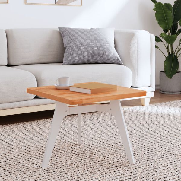 vidaXL Mizna plo&scaron;ča 50x50x2,5 cm kvadratna trdna bukovina