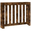 vidaXL Pokrov za radiator dimljen hrast 104x20x82 cm inženirski les