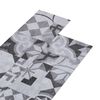 vidaXL Samolepilne PVC talne plo&scaron;če Siv vzorec 30,5 x 61 cm 28 kos PVC