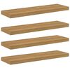 vidaXL Stenska polica Montaža za steno 4 kos Rjava 90 x 23,5 x 3,8 cm
