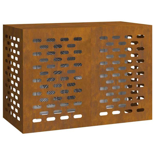 vidaXL Prekrivalo za klimatsko napravo Rjav 100 x 50 x 70 cm