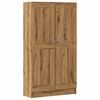 vidaXL Knjižna omara artisan hrast 82,5x30,5x150 cm inženirski les