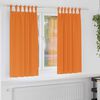 vidaXL Zavese za zatemnitev z obroči 2 pcs Svetlo oranžna 175 x 140 cm