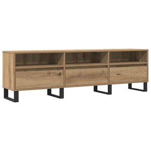 vidaXL TV omarica artisan hrast 150x30x44,5 cm inženirski les