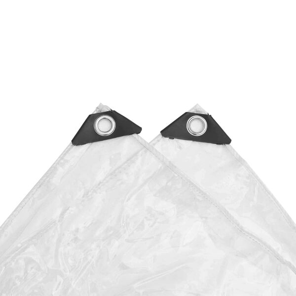 vidaXL Tarpulina Transparentno 5 x 6 m PVC