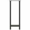 vidaXL Noge za barsko mizo antracitne barve 2 kosa 40 x (100-101) cm jeklo