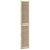 vidaXL Vrata omare z vrati Naravna 201 x 2,1 x 39,5 cm Trdna borovina