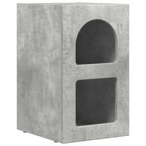 vidaXL Nočna omarica ELST Betonsko siva 29,5 x 33,5 x 50 cm