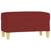 vidaXL Klop vinsko rdeča 70x35x41 cm blago