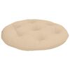 vidaXL Blazina za viseči stol VIANEN 100% poliester Krem &Oslash; 45 x 10 cm