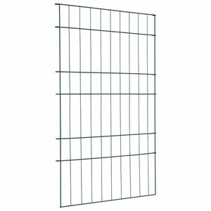 vidaXL Komplet ograje za ribnik 8 pcs Zelena 50 x 80 cm Jeklo