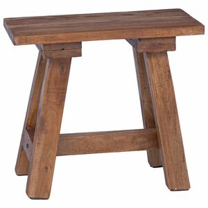 vidaXL klop Naravna 50,5 x 25 x 47,5 cm Trden mahagonijev les