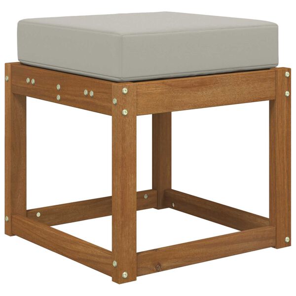 vidaXL Zunanja sedežna blazina Siva 40 x 40 x 8 cm 100% poliester