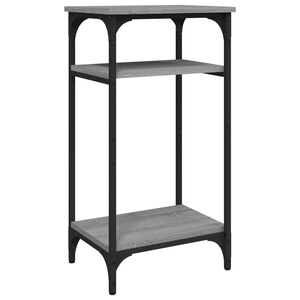 vidaXL Stranska mizica siva sonoma 40x30x75 cm inženirski les