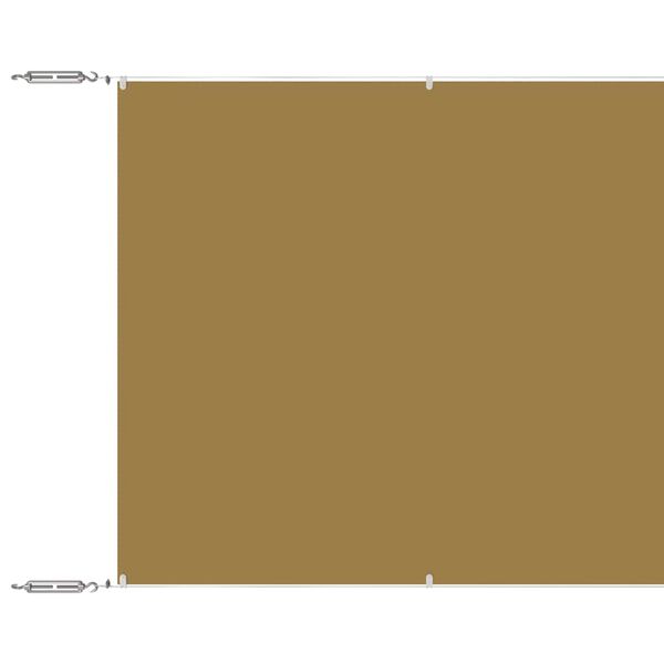 vidaXL Vertikalna markiza bež 60x800 cm tkanina oxford