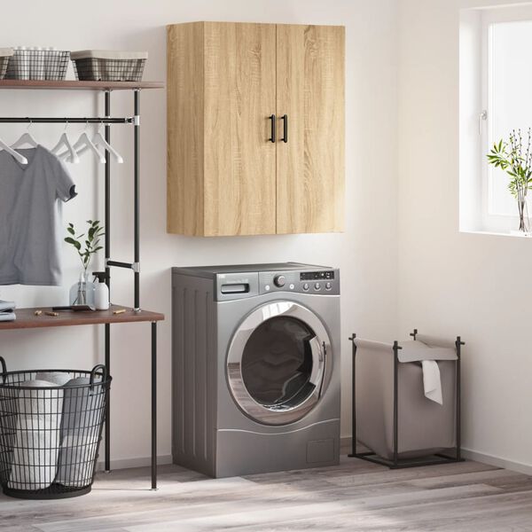 vidaXL Stenska omarica sonoma hrast 69,5x34x90 cm