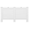 vidaXL Pokrov za radiator bel 152x19x81,5 cm MDF