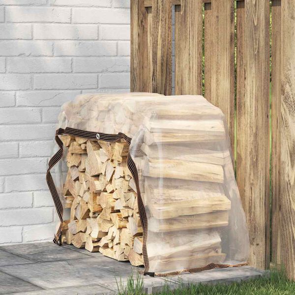 vidaXL Prozorna ponjava z u&scaron;esi 1x2 m PVC