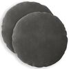 vidaXL Prevleka za blazino 2 pcs HEERLEN Temno siva &Oslash; 30 cm Žamet