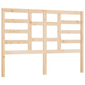 vidaXL Posteljno vzglavje 146x4x104 cm trdna borovina