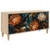 vidaXL TV omarica LOCHEM 102 x 33 x 50 cm Sonoma Inženirski les